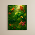 Affiche Jungle Origami – Impression Premium sur papier mat japonais - KLYKSTORE