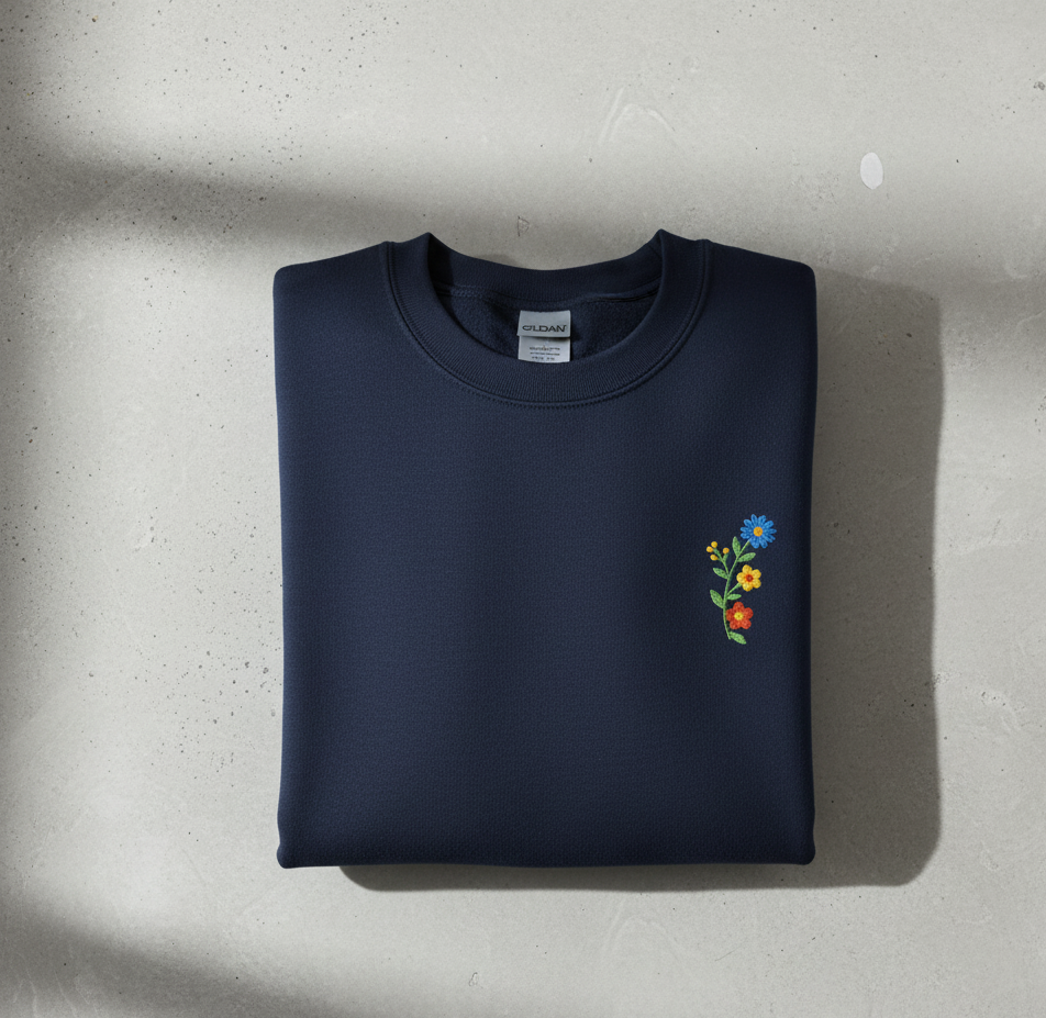 Sweat enfant - Broderie Florale